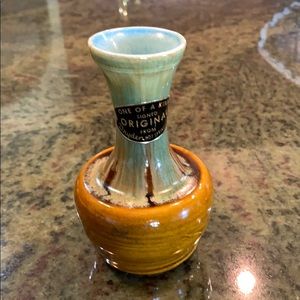 Dryden Hot Springs Small One Of A Kind Vase Original Signed 1976 Becky